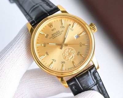 Rolex Datejust 8215 Movement 40mm 316L Steel Waterproof 100m Yellow Gold Watch